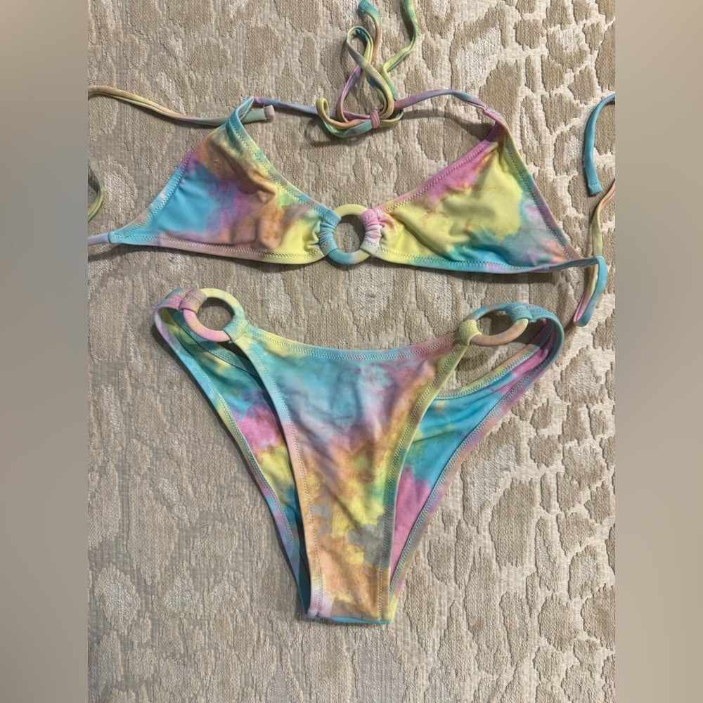 Never worn! Brand new without tags Blackbough Tie-Dye Bikini Set